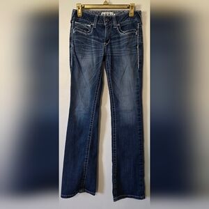 Ariat Real Denim Women's Jeans Size 28R Rodeo Cowgirl Farm Bootcut